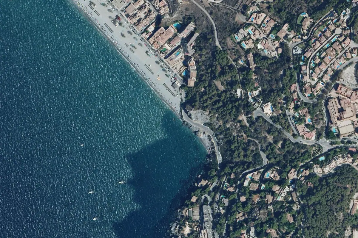 Aerial photo of the Granada area
