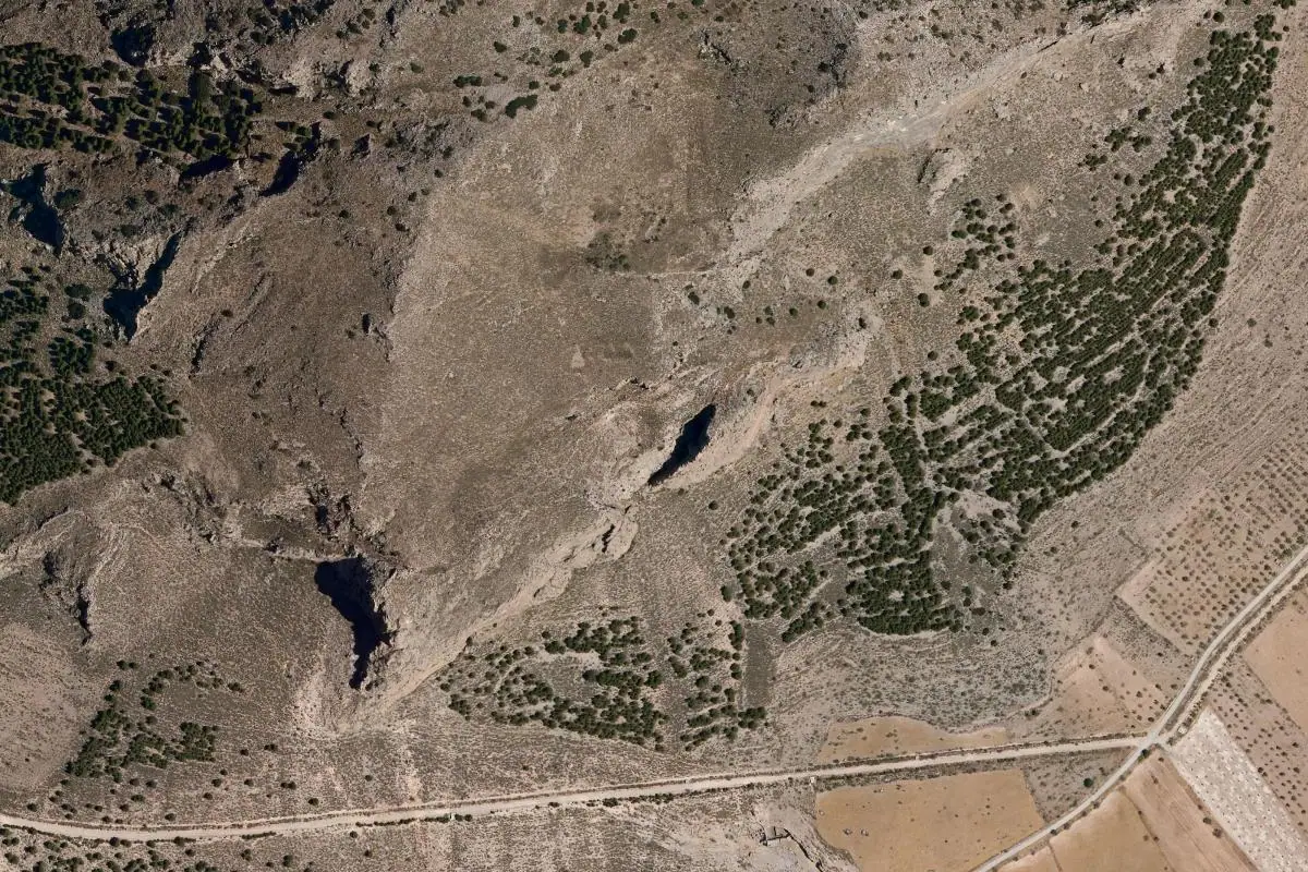 Aerial photo of the Zújar area