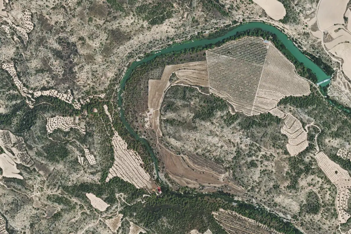 Foto aérea de la zona de Manjus Place