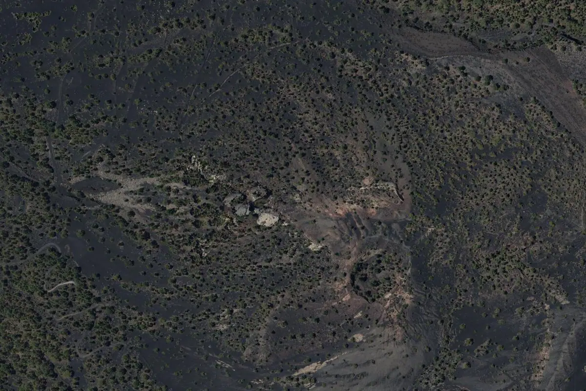 Aerial photo of the Campanarios de Jedey area
