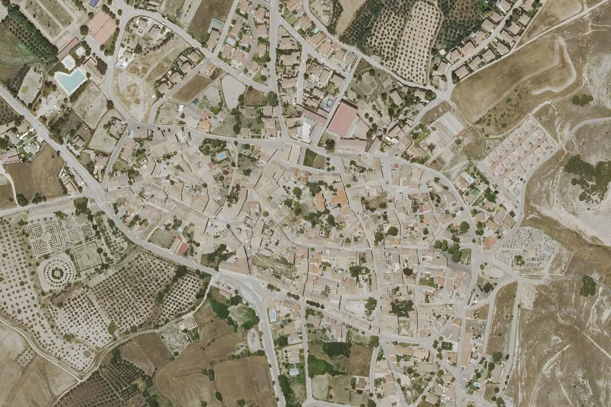 Foto aérea de la zona de Fin del Mundo