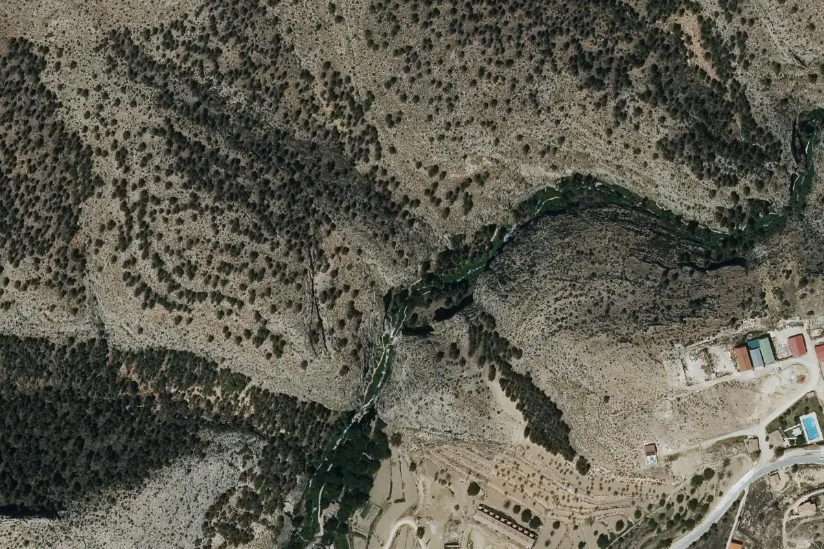 Foto aérea de la zona de Nerpio