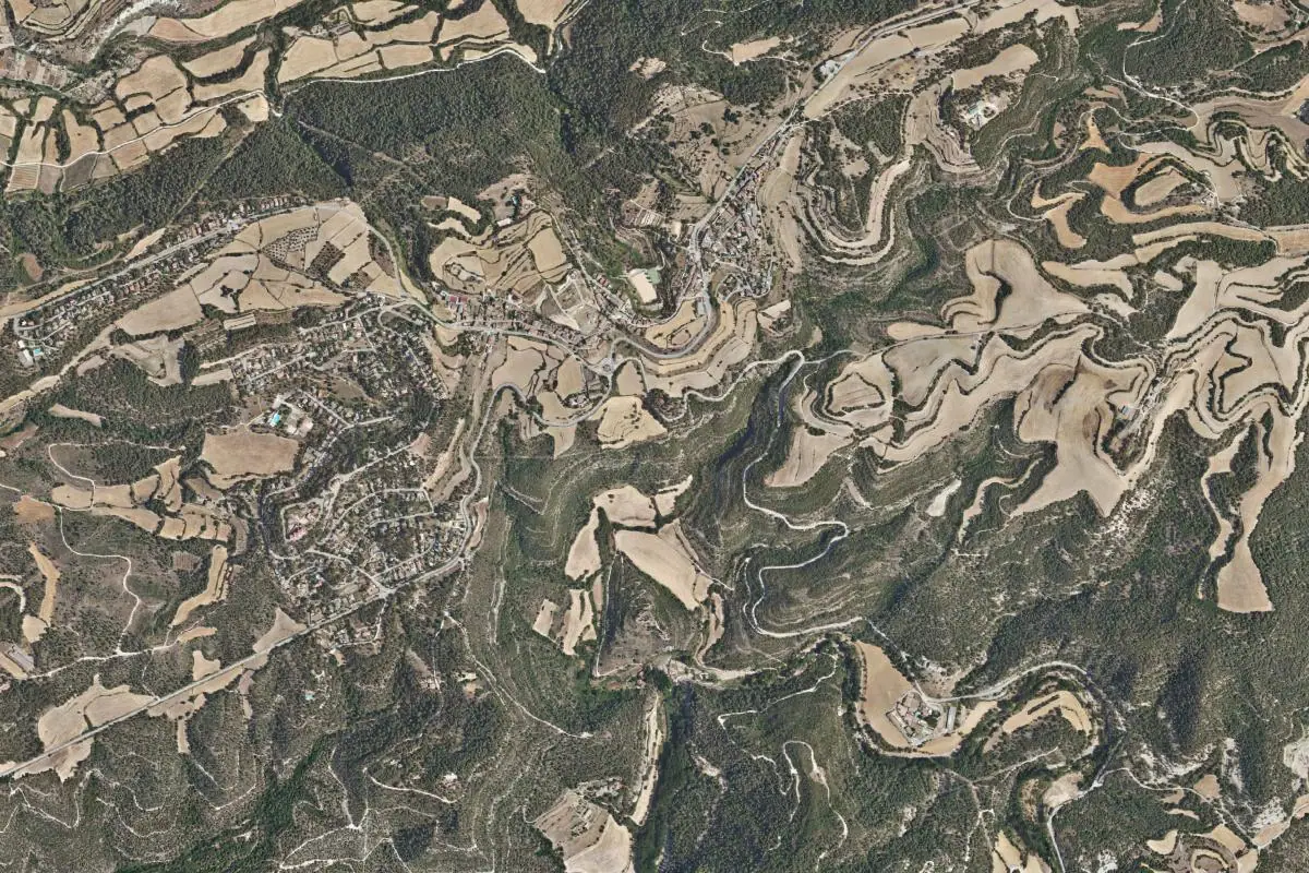 Foto aérea de la zona de Calders