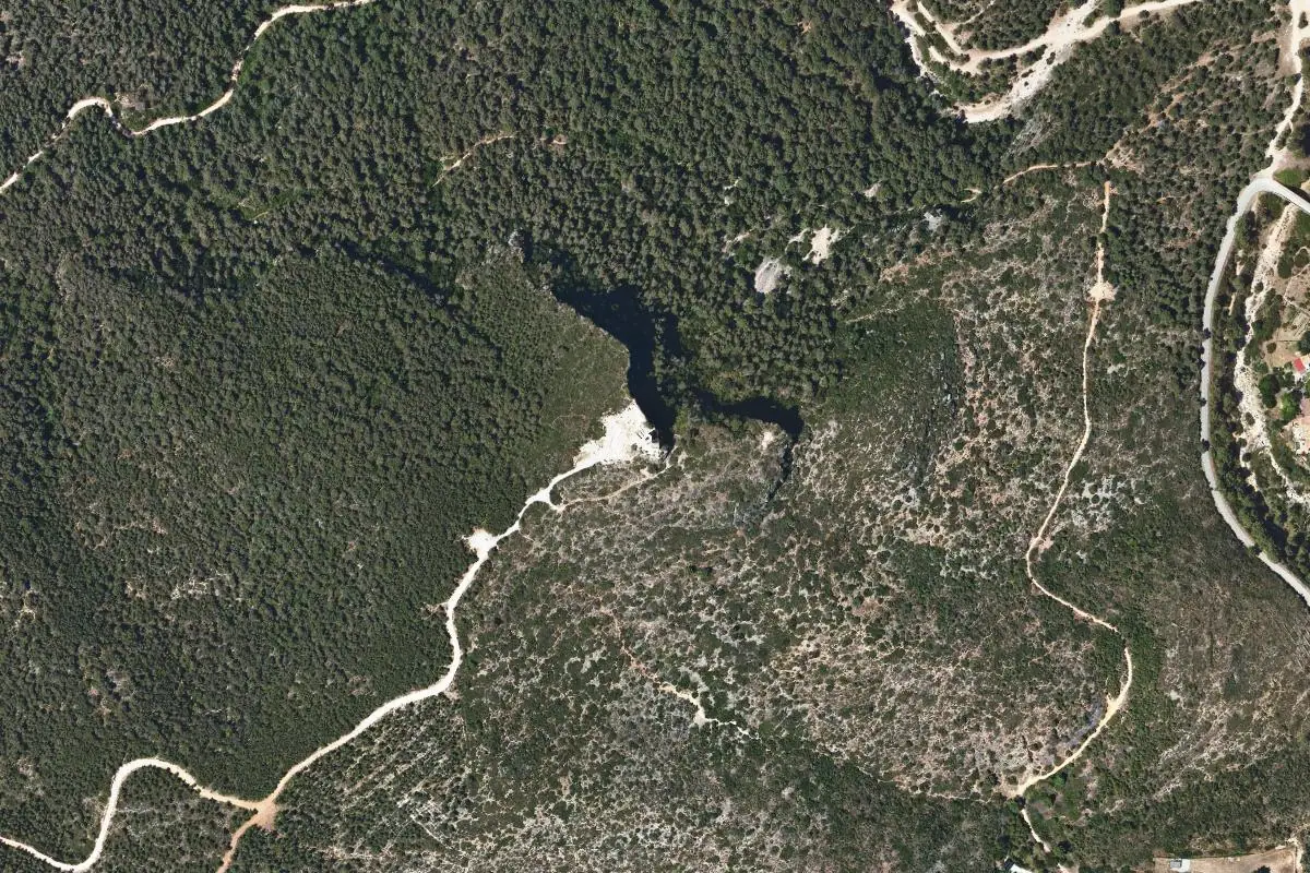 Foto aérea de la zona de El Alt Penedès · El Castellot