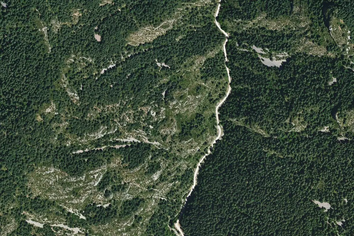 Foto aérea de la zona de La Cerdanya · Vall d'Ingla