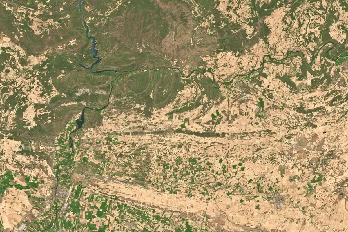 Aerial photo of the Lleida Area area