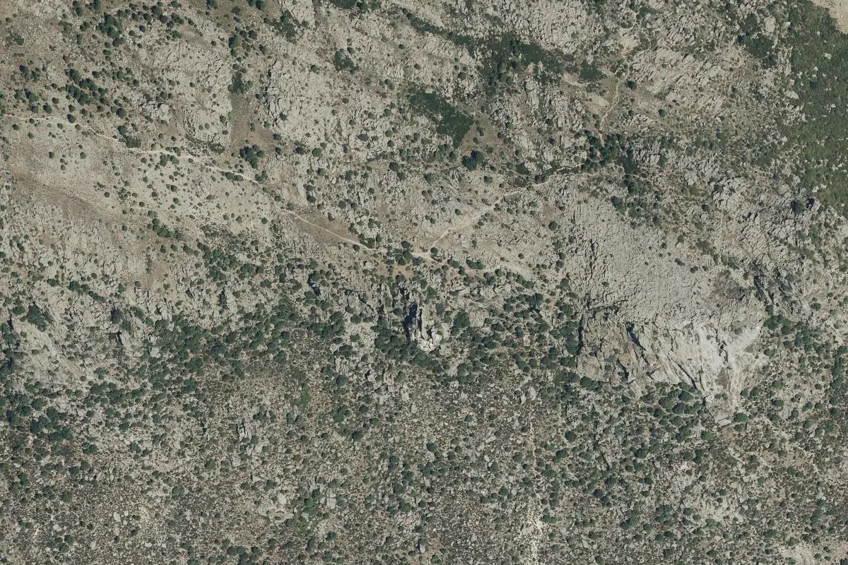 Foto aérea de la zona de Cancho de las Yegüas