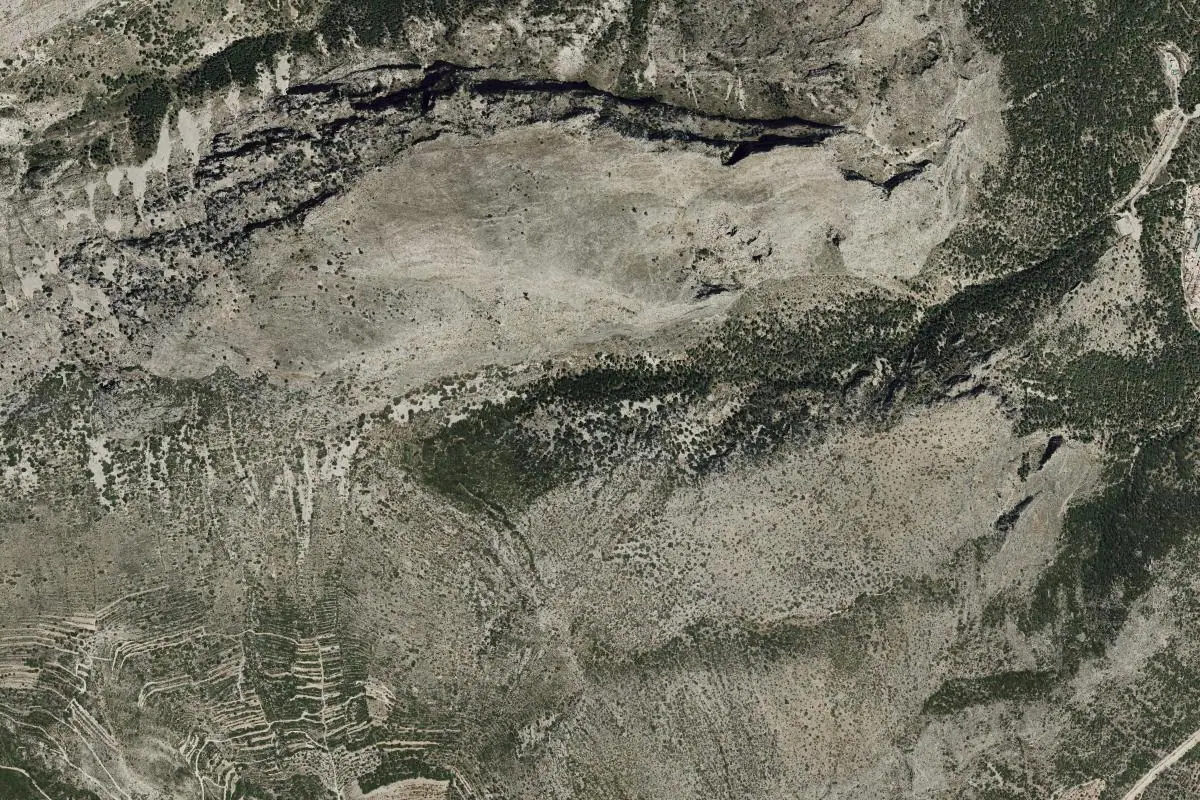 Aerial photo of the Ponoig area