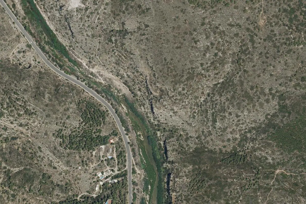 Foto aérea de la zona de Real de Montroi