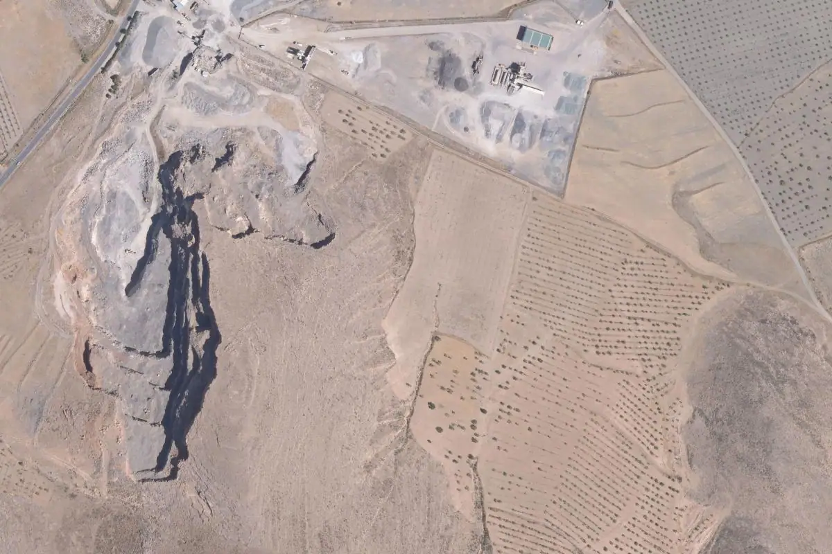 Aerial photo of the Almería area