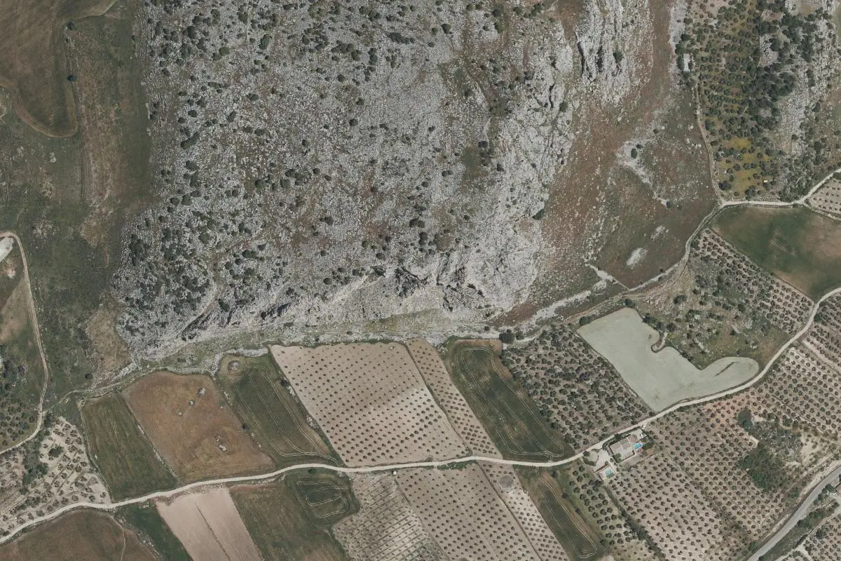 Foto aérea de la zona de Cañete