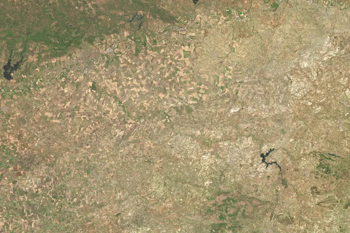 Aerial photo of the Córdoba area
