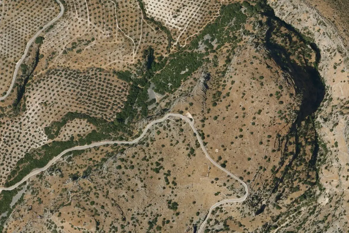 Foto aérea de la zona de El Vítor