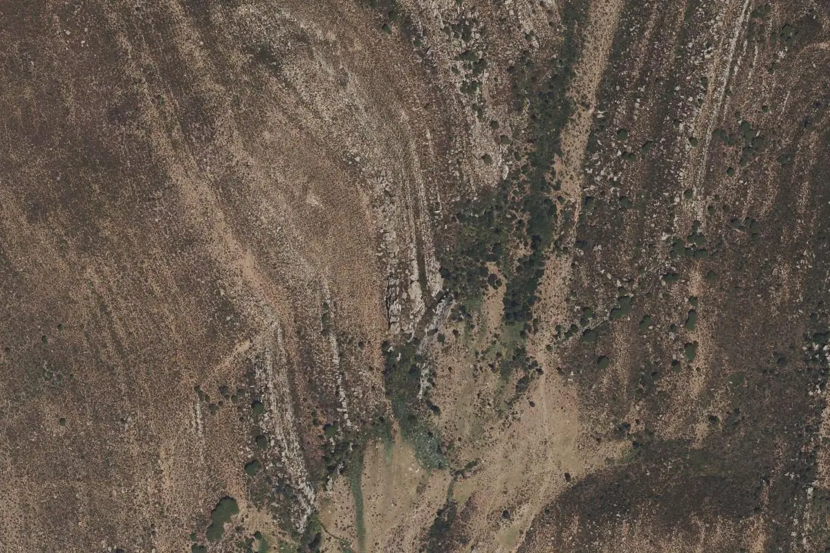 Foto aérea de la zona de La Peña