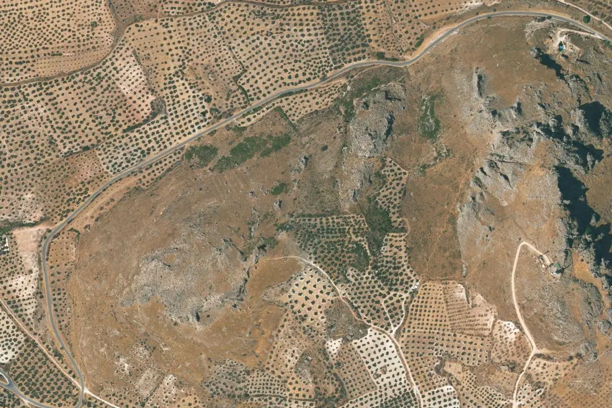 Aerial photo of the Luque area