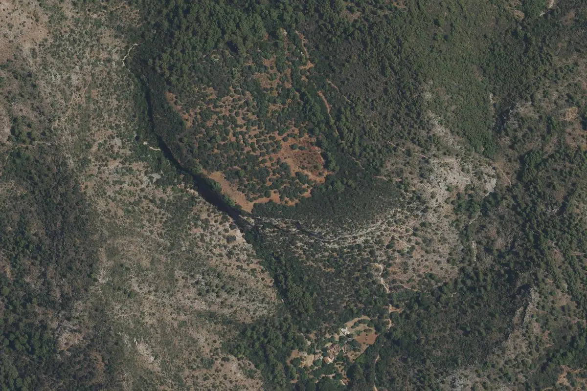 Foto aérea de la zona de Puerto Rico
