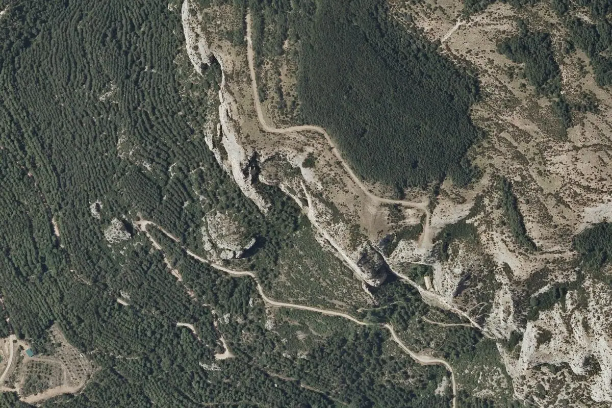 Aerial photo of the Anies area