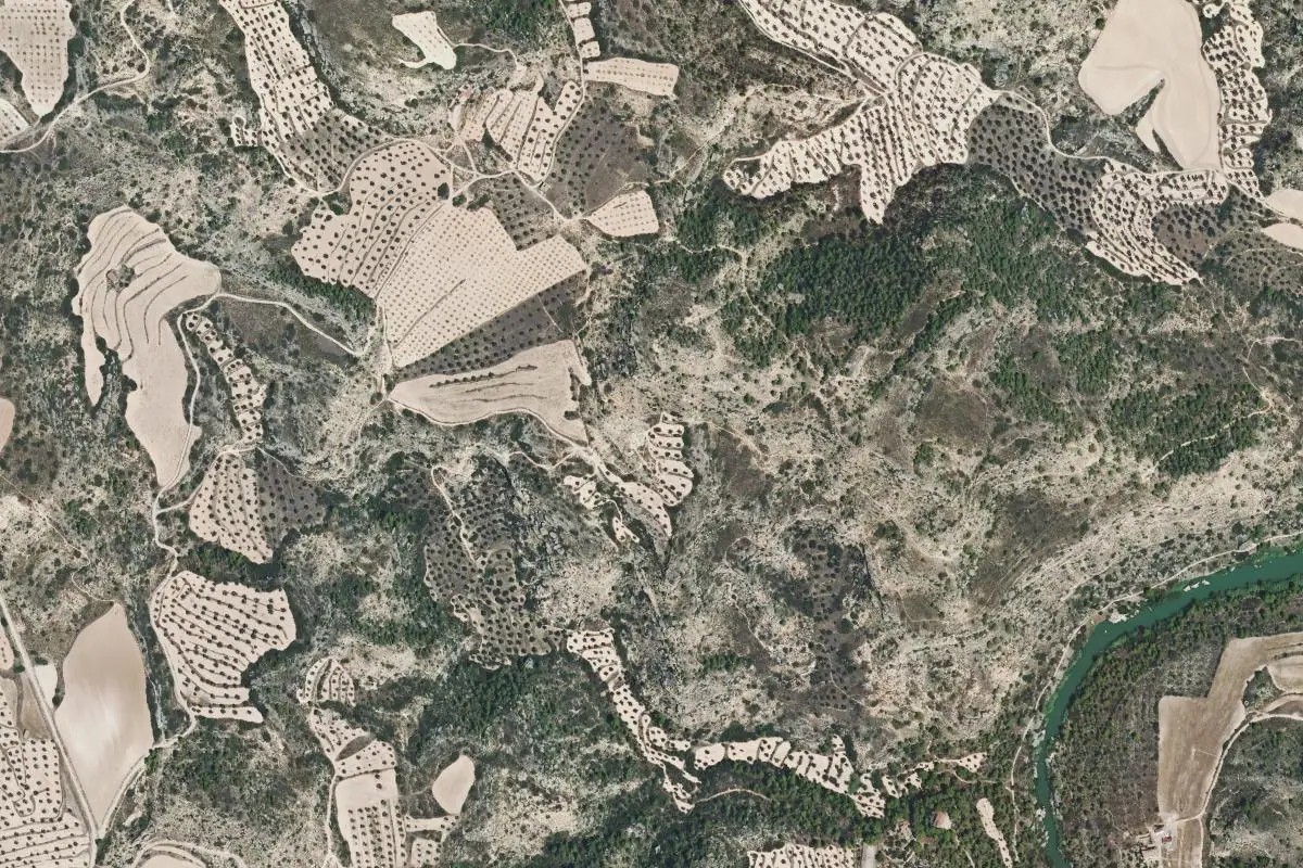 Foto aérea de la zona de El Arenal