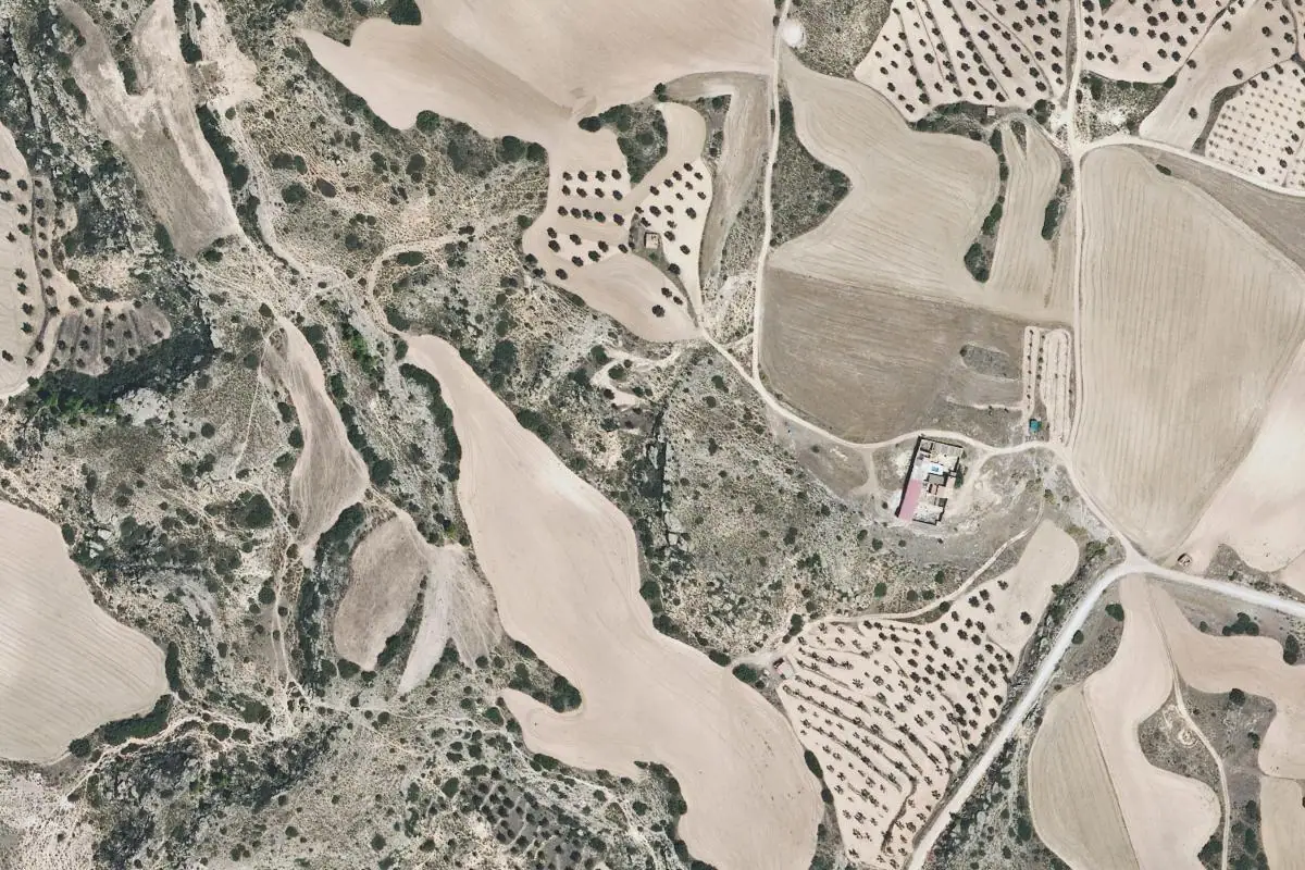 Foto aérea de la zona de El Corral