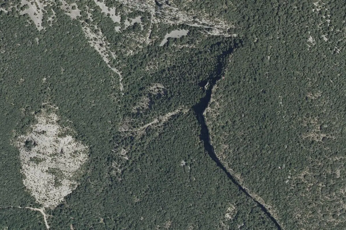 Aerial photo of the Fosado area