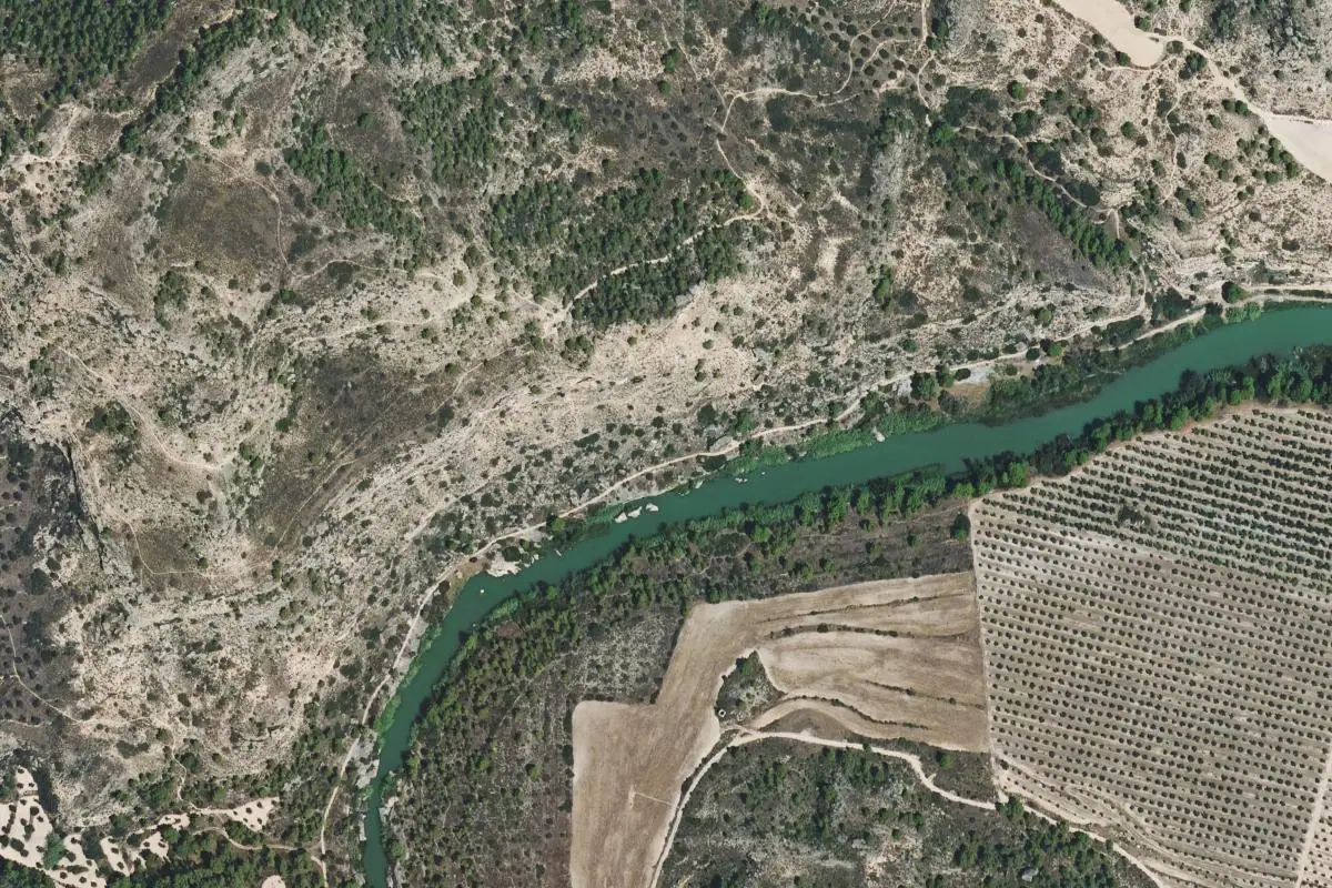 Foto aérea de la zona de La Badina