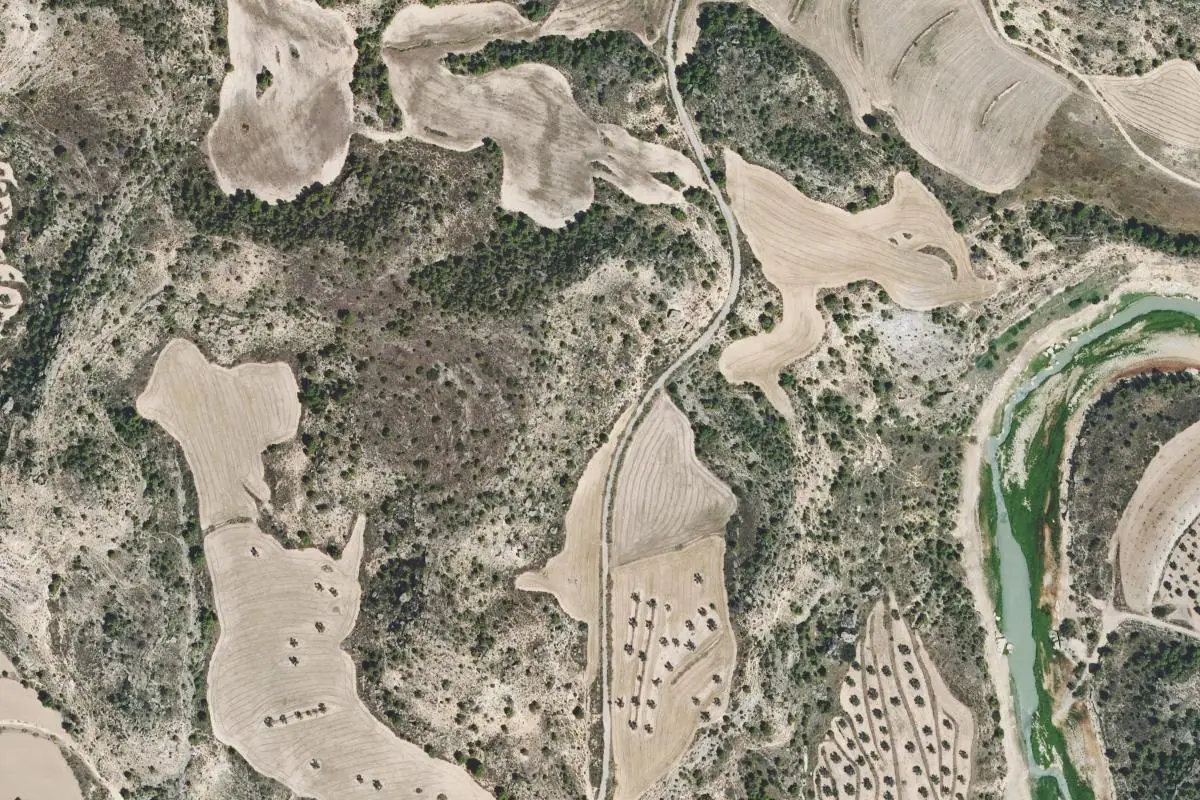 Aerial photo of the La compe area