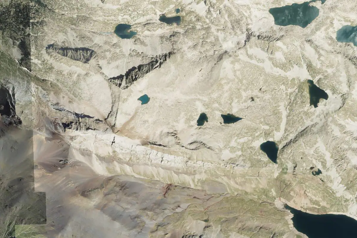 Foto aérea de la zona de Llauset