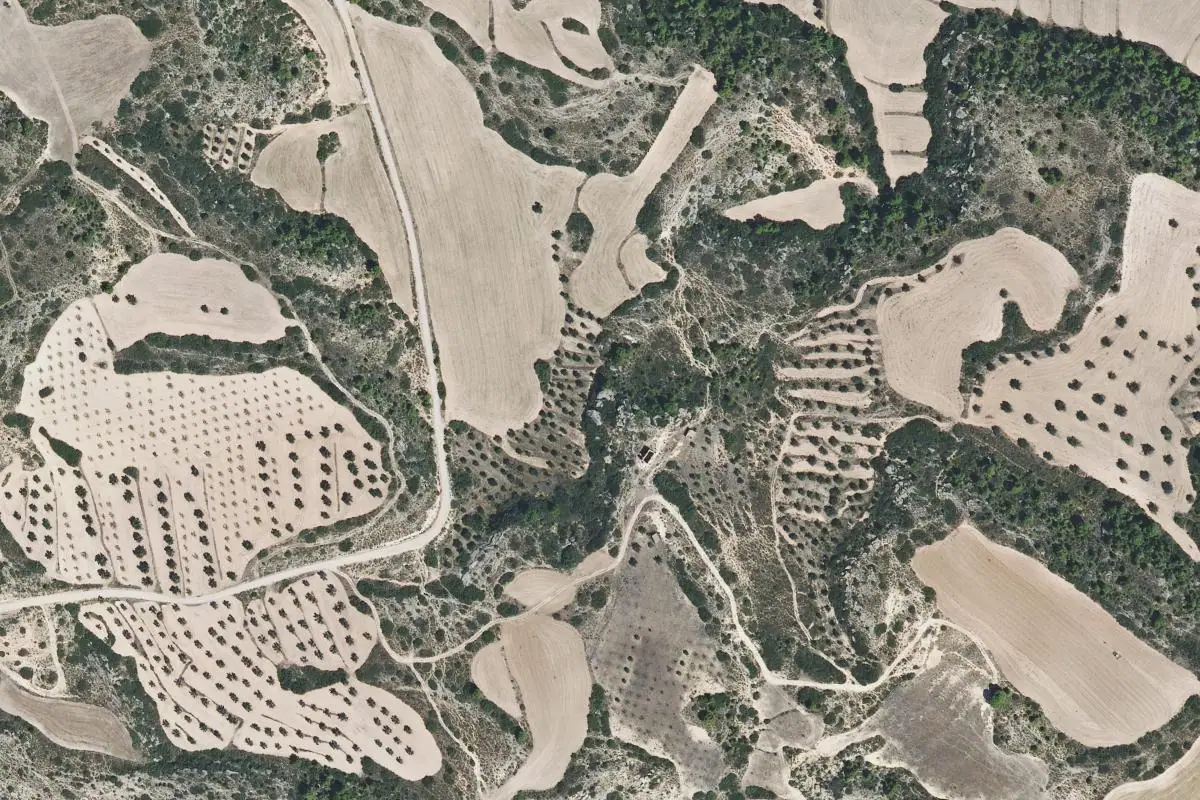 Foto aérea de la zona de Mas de Pataret