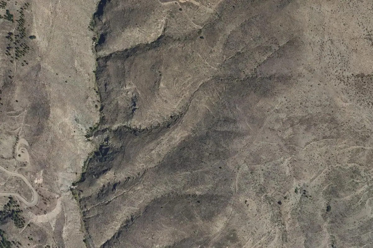 Aerial photo of the Montalbán area