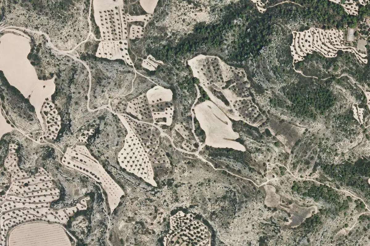 Aerial photo of the Mosquitos area