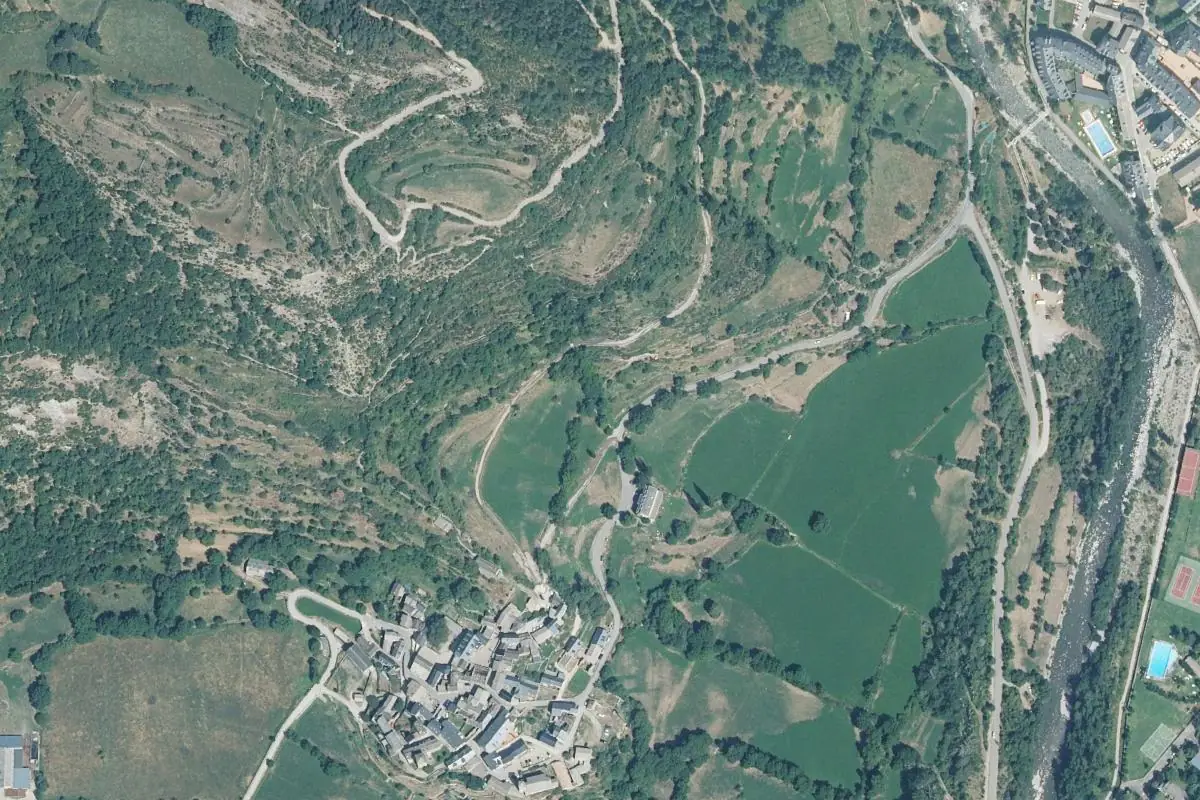 Aerial photo of the Oto area