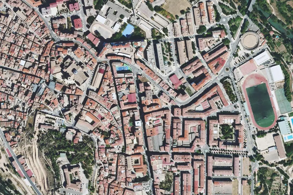 Aerial photo of the Quarantine area