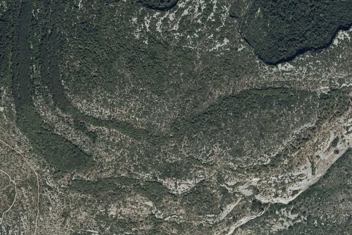 Foto aérea de la zona de San Pelegrín