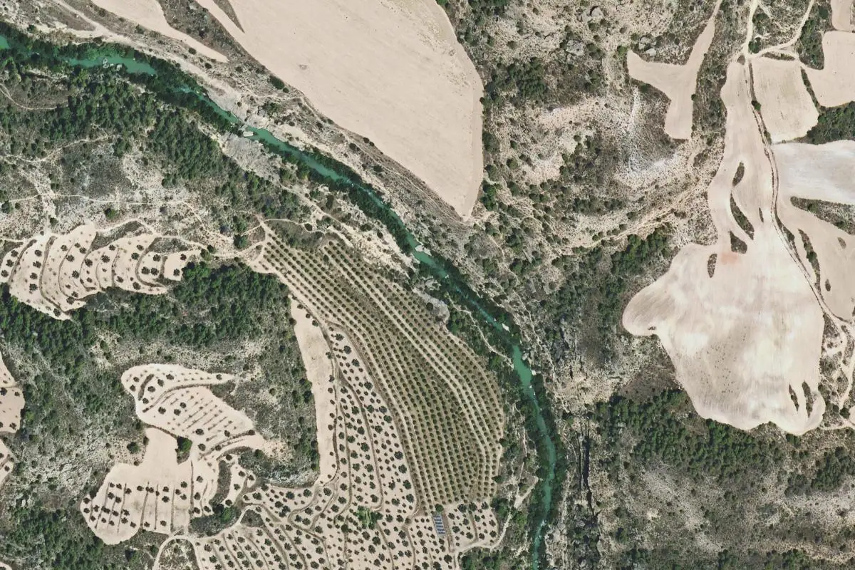 Aerial photo of the Studio 54 area