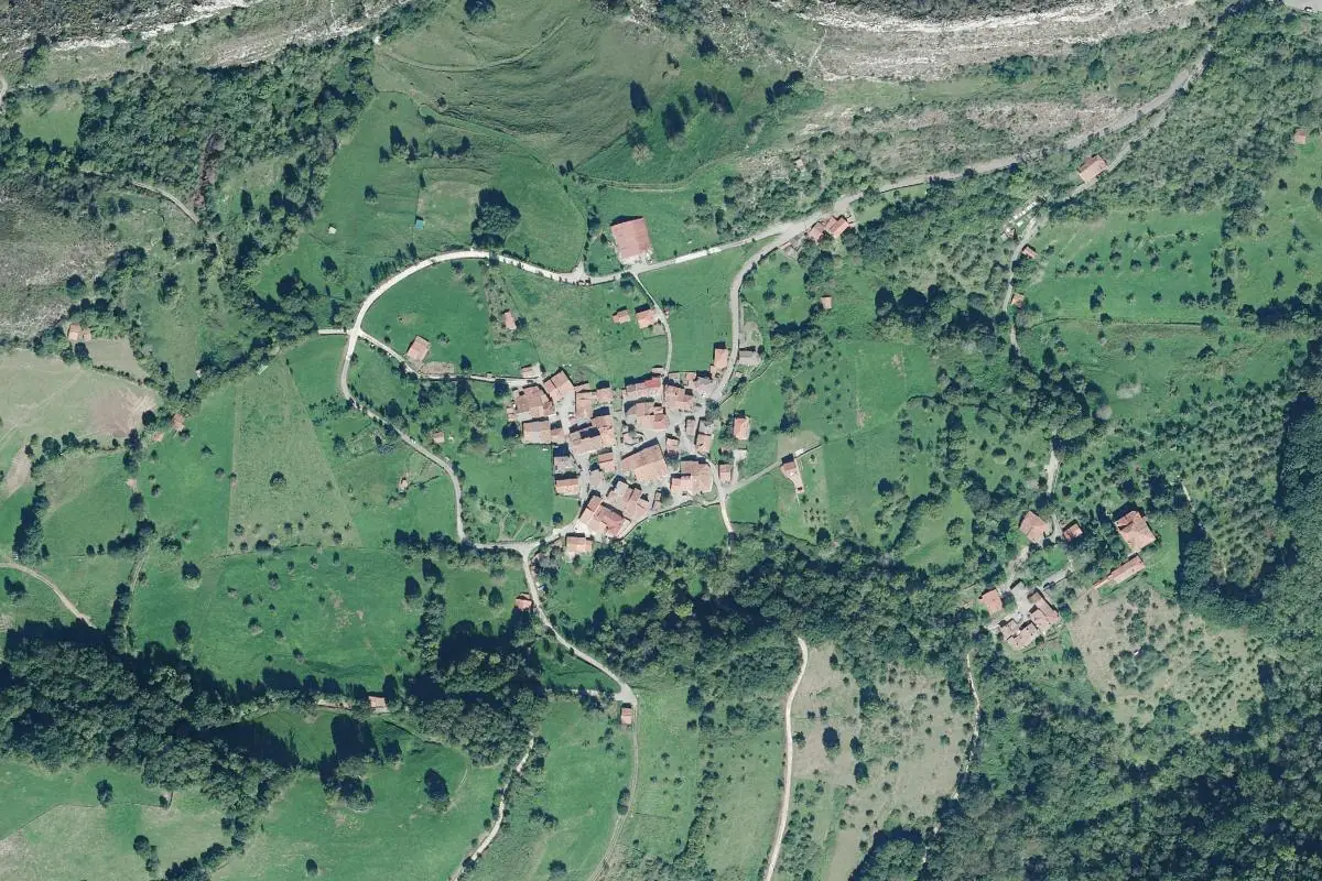 Foto aérea de la zona de Berodia