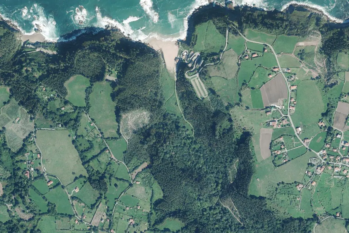 Foto aérea de la zona de La Ñora
