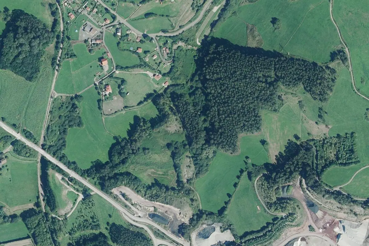 Aerial photo of the Pillarno area