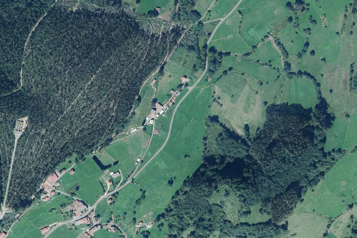 Aerial photo of the Valdemora area