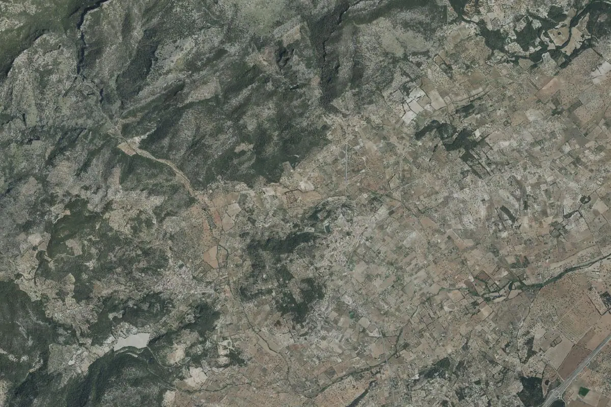 Aerial photo of the Raiguer area