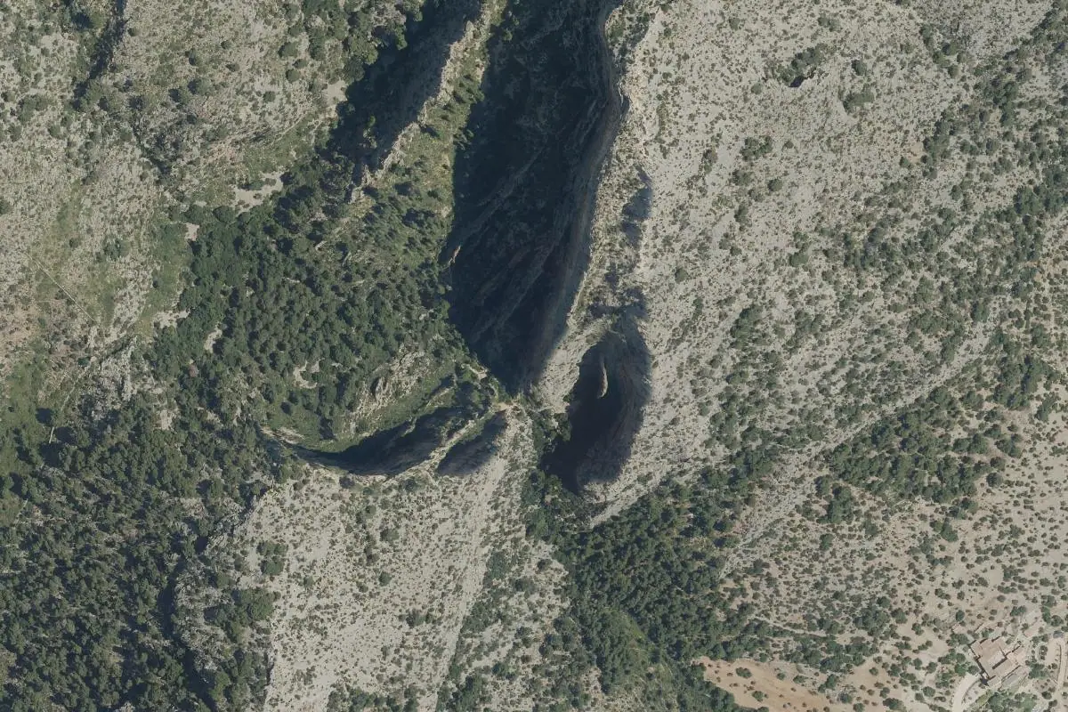 Foto aérea de la zona de Sa Gubia