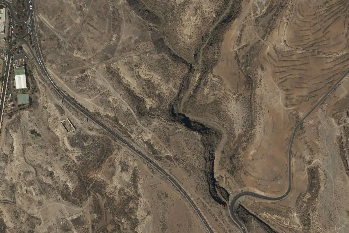 Foto aérea de la zona de El Guincho