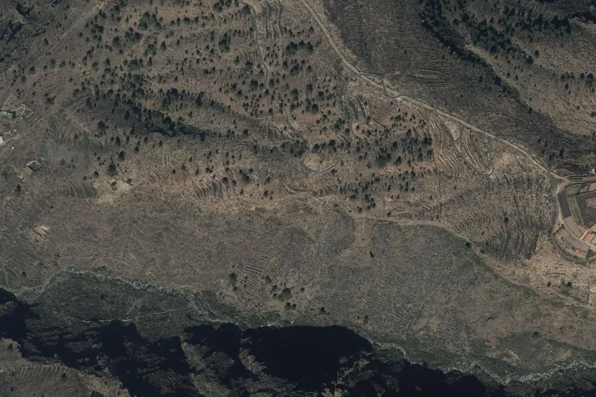 Aerial photo of the Guaria area