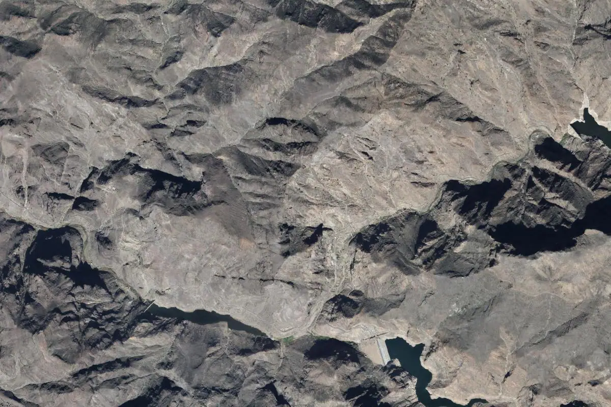 Aerial photo of the La Aldea area