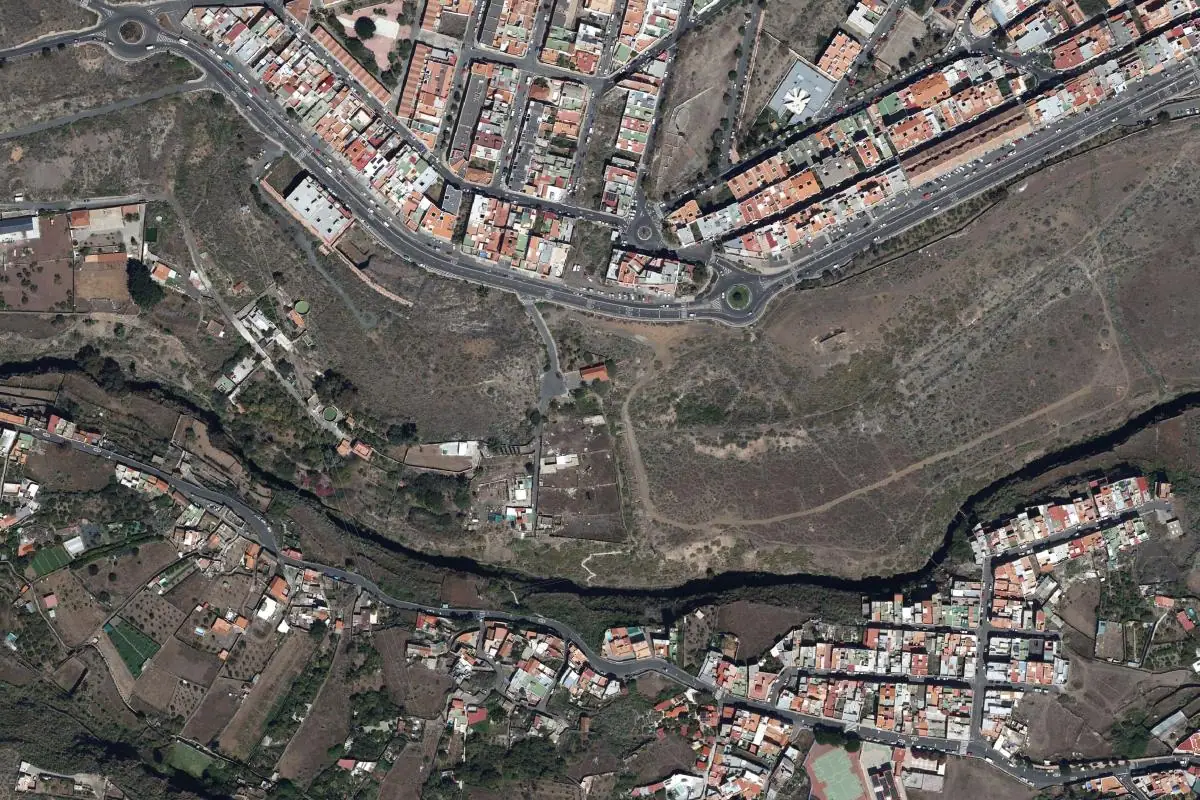 Foto aérea de la zona de Noreste · Telde