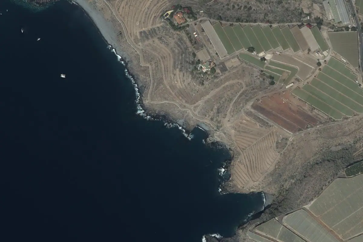 Foto aérea de la zona de Second beach