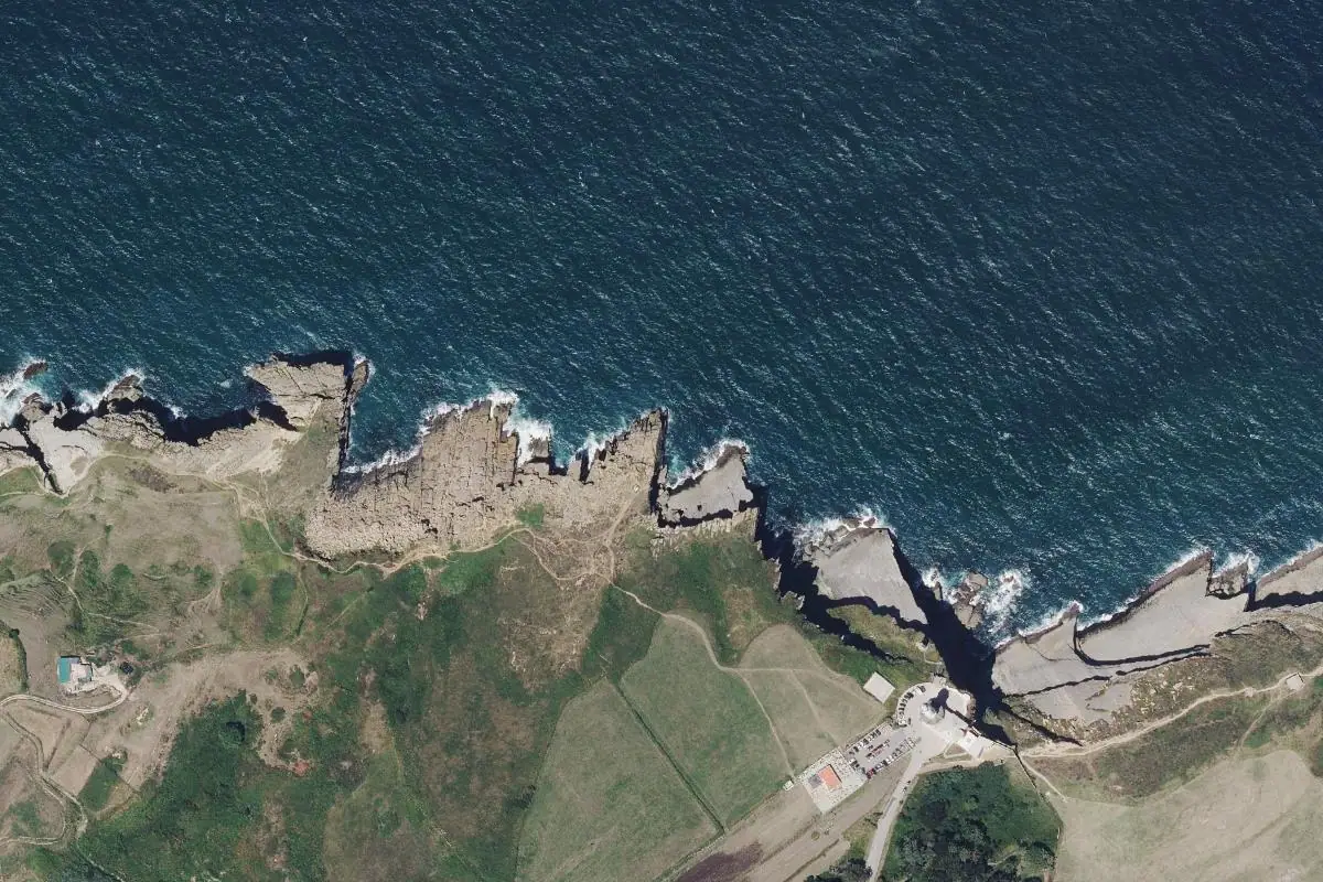 Aerial photo of the Faro Santander area