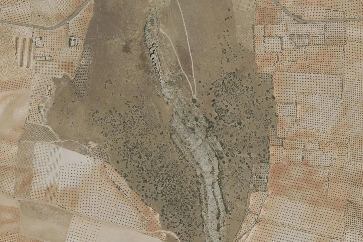 Foto aérea de la zona de Mora - Peñas Negras