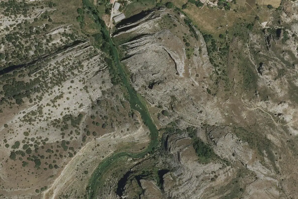Foto aérea de la zona de Santamera
