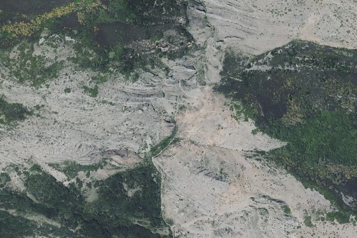 Foto aérea de la zona de Barrios de Luna · Piedrasecha