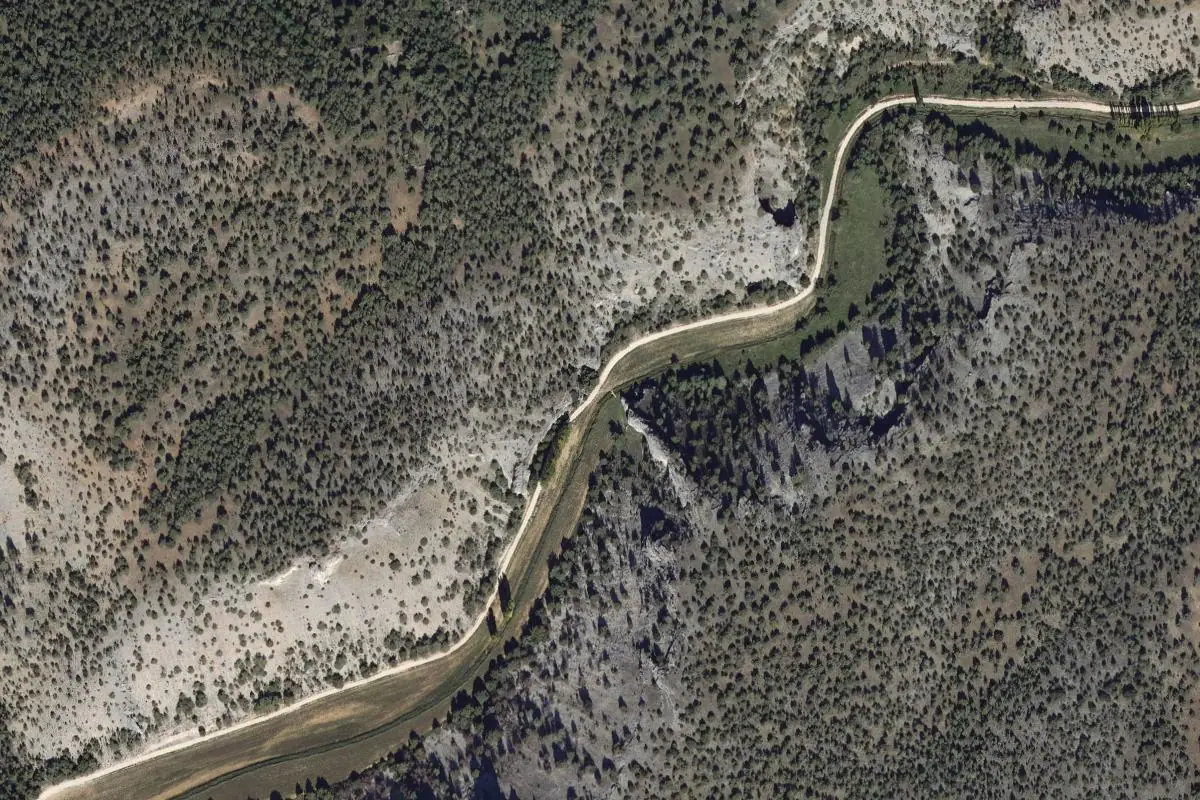 Aerial photo of the Boós-Valdenebro area